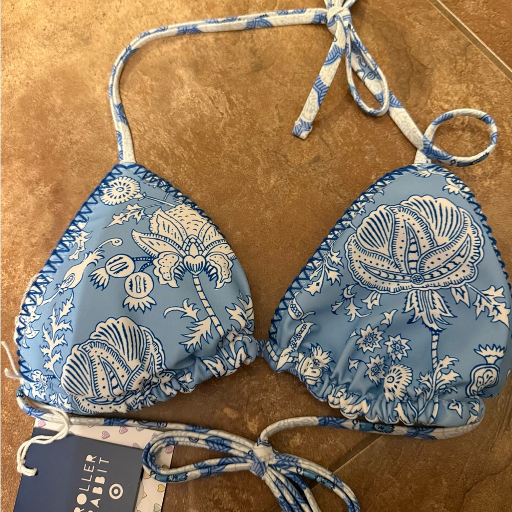 Target Roller Rabbit Collection Triangle Reversible Bikini Top - Picture 3 of 7